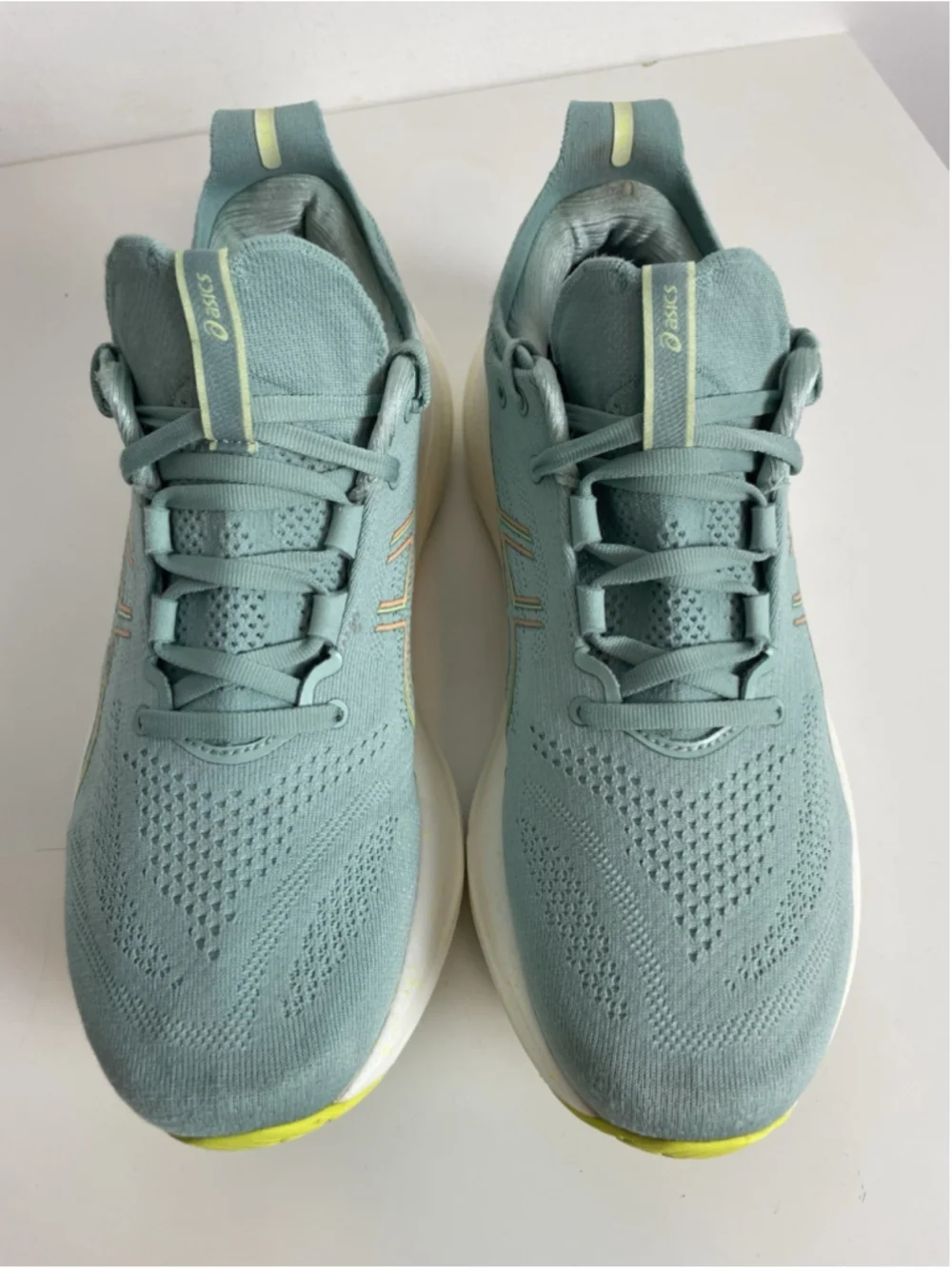 Asics Gel-Nimbus 26 Womens Size 10.5 Light Celadon Running Shoes Sneakers
